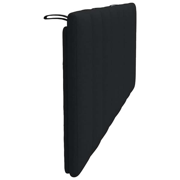 vidaXL hovedgærdehynde, sort, 140 cm, stof