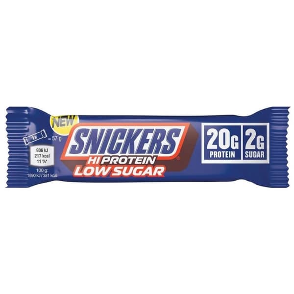 Mars-Snickers Lågsocker Högproteinbar 57g