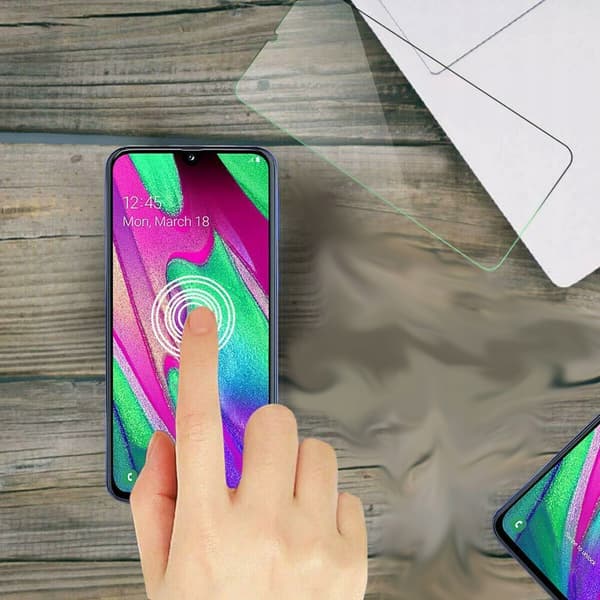 Härdat glas för Samsung Galaxy A40 - Skyddsglas 2.5D, 9H