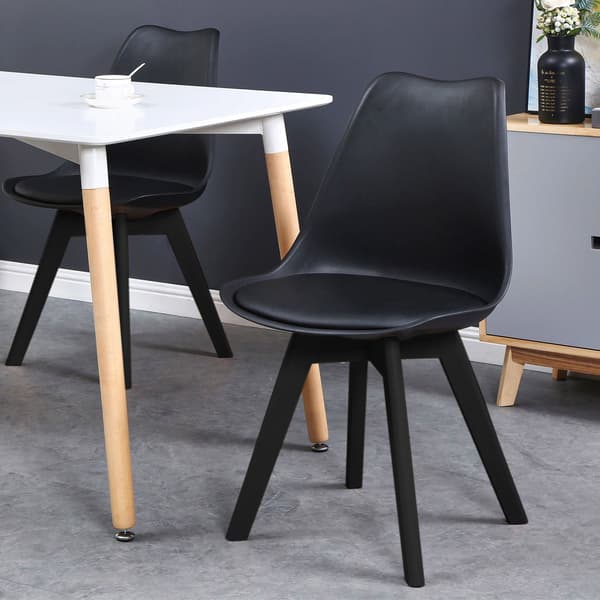 Nantes Black DSW moderne stol sort