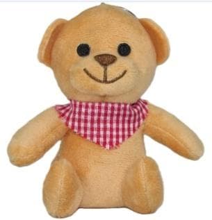 Bamse nøglering 10 cm MIX