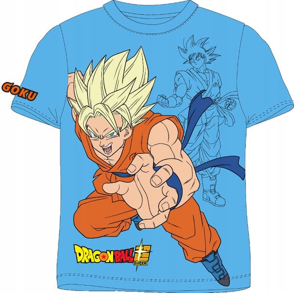 Dragon Ball drenge t-shirt bomuld blå 110