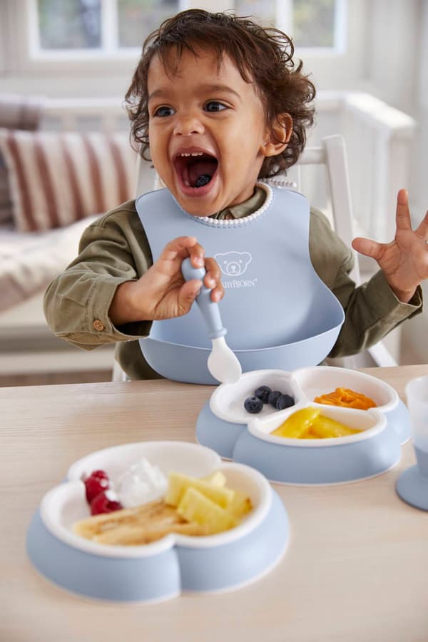 BABYBJORN - Spisesæt, 8 dele - Grå
