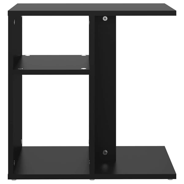 vidaXL sidebord, sort, 50x30x50 cm, træbaseret materiale