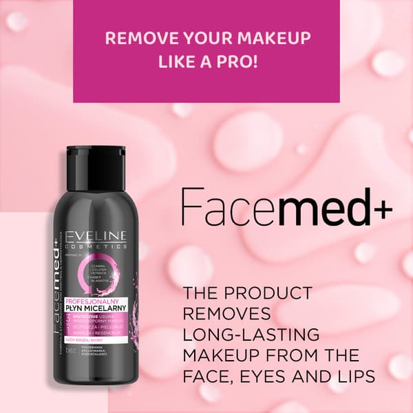 Professionel micellar makeupfjerner, mini-version