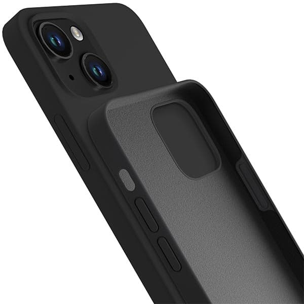 3MK Silikonskal till iPhone 14 Plus, Svart