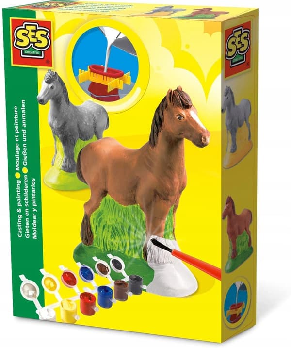 3D HEST gipsafstøbning + SES maling