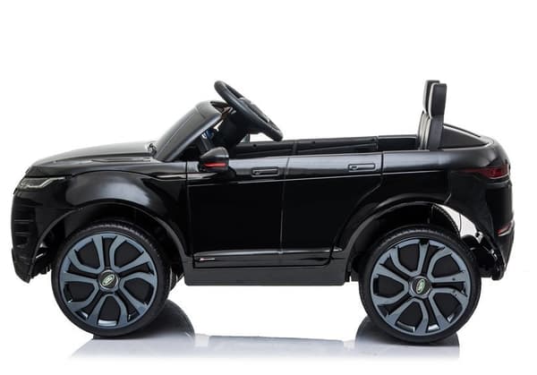 Range Rover Evoque kauko-ohjattava LED-akkuauto musta