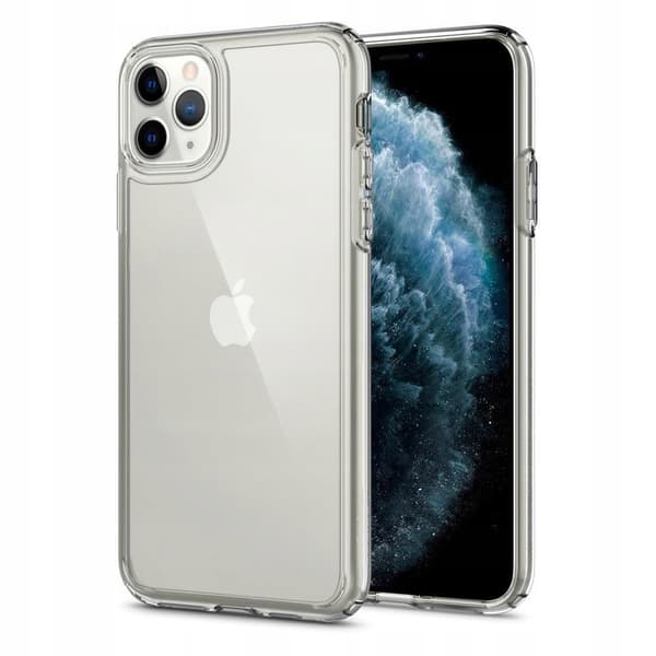 TRANSPARENT ETUI til IPHONE 11 PRO SLIMET ETUI KLART + GLAS