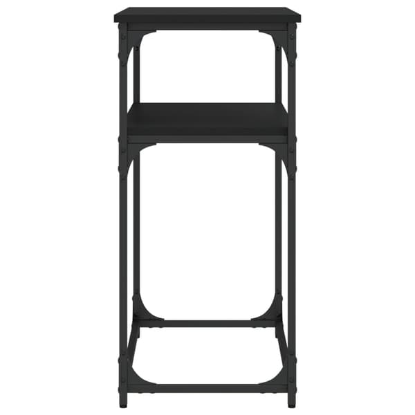vidaXL konsolbord, sort, 100x35,5x75 cm