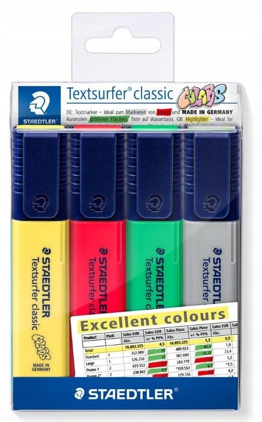 TEXTSURFER KLASSISK EXCELLENT MARKERINGSPENNA (4) 9626