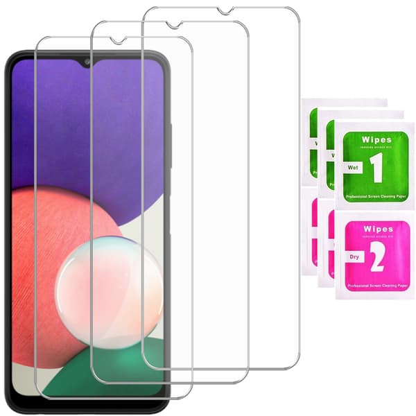 3x Härdat glas för Samsung Galaxy A22 5G | 3-pack