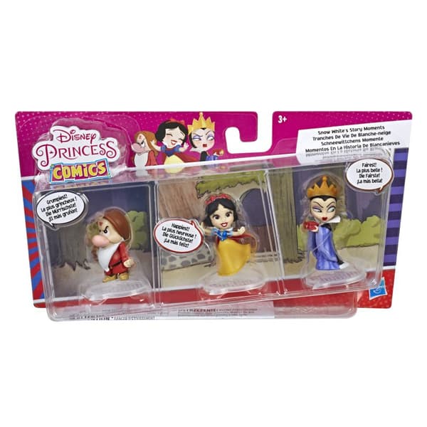 Hasbro Disney Snövit 3-pack E7407