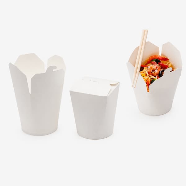 Kebablåda vit Matlåda pommes frites pasta 0% plast INGEN SUP! 750ml 50st