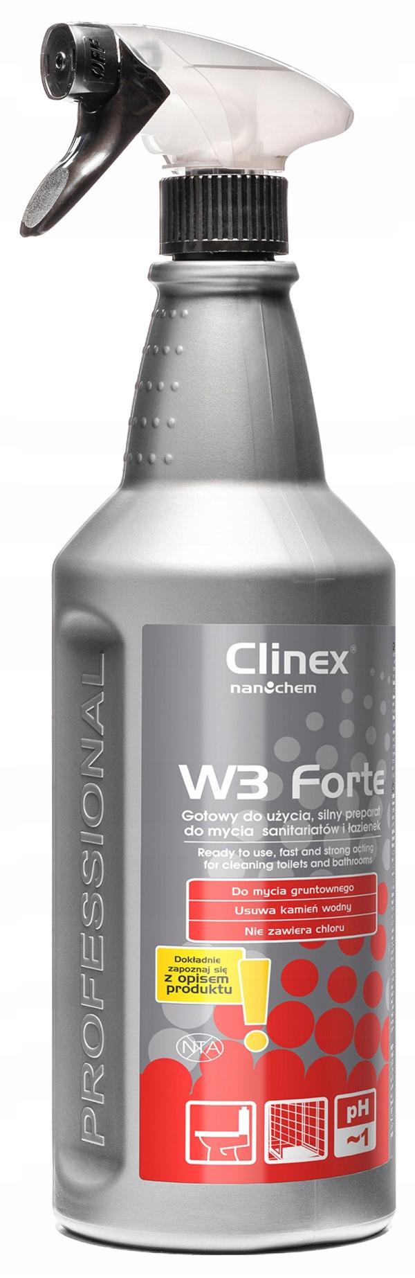 Clinex W3 Forte badeværelsesrens 1 l