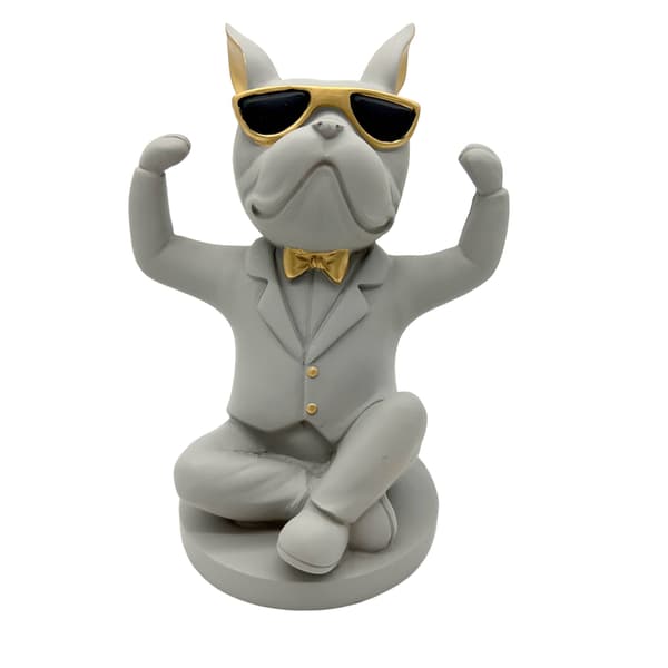Bulldog II brilleetui, grå