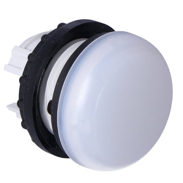 Lampe M22-L-W fladt hoved hvid