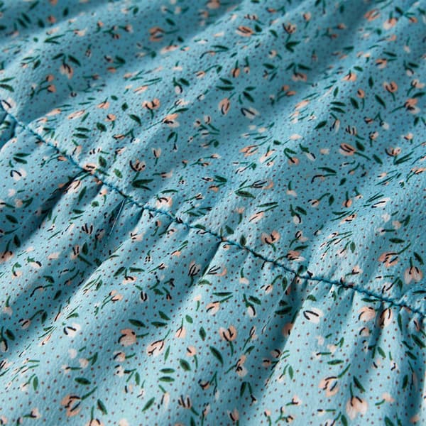 Lasten pitkähihainen mekko, sininen, 116