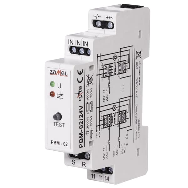 Bistabilt relæ 24V PBM-02/24V