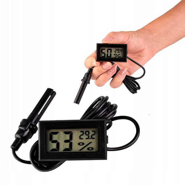 Digitalt termometer med sonde på kabel