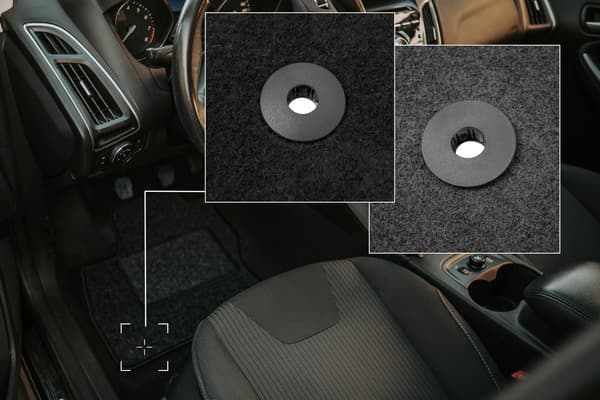 Velour måtter til: Mazda 2 IV hatchback (2014-) anthra