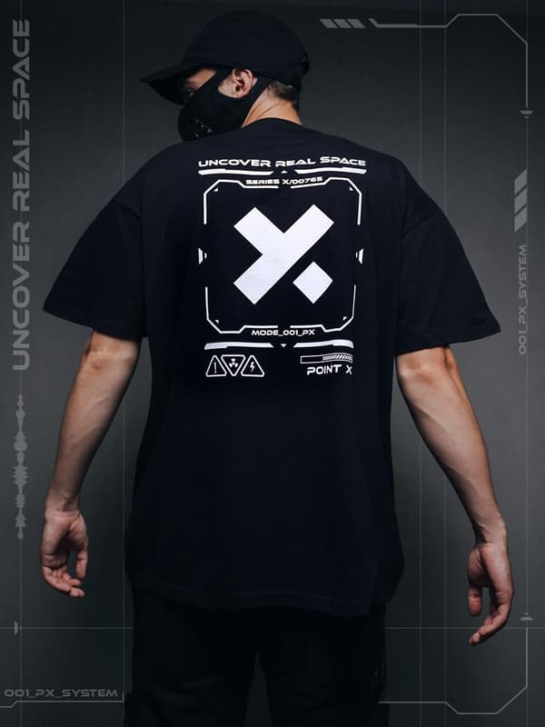 Point X Tech Kortærmet T-shirt Sort L