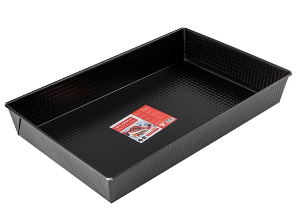 FLORINA BAGEPLADE 40X25X6CM SORT