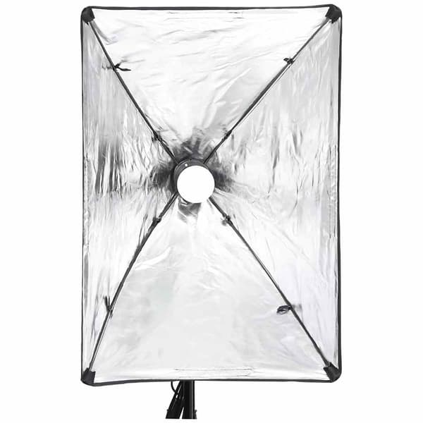 vidaXL Studio Kit med softbox, baggrunde og reflektorer