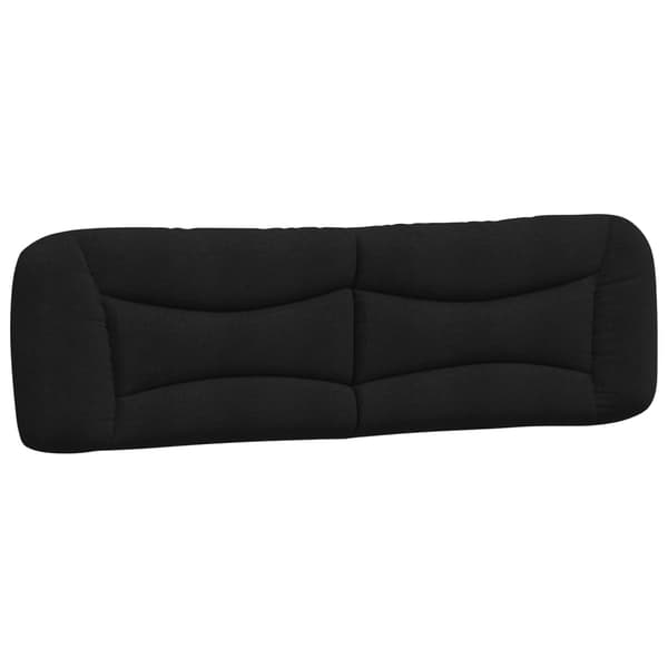 vidaXL hovedgærdehynde, sort, 180 cm, stof