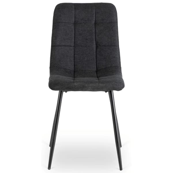Polstret spisebordsstol PERU 2 Sort Moderne Loft