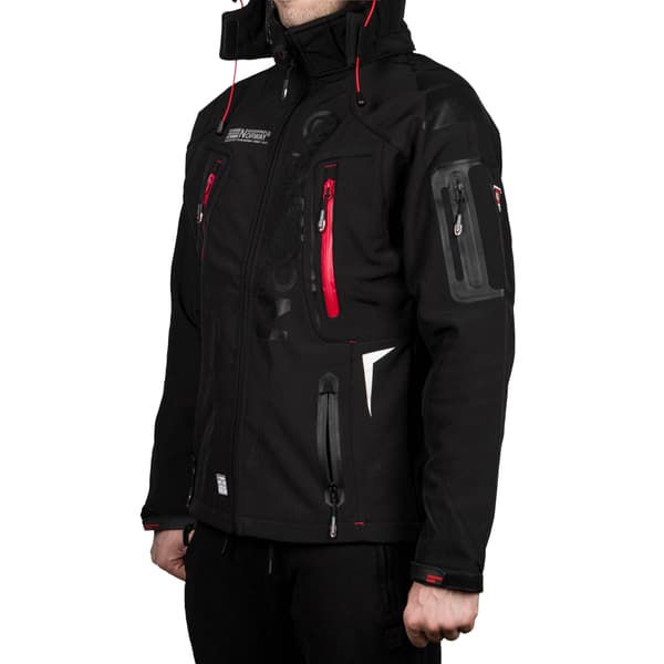 Geographical Norway Techno softshell-jakke til mænd sort størrelse M