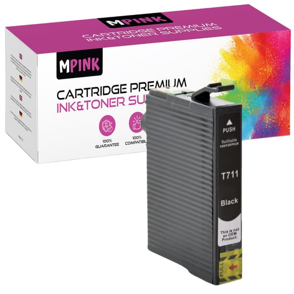 Epson GP-E711BK musta - yhteensopiva muste