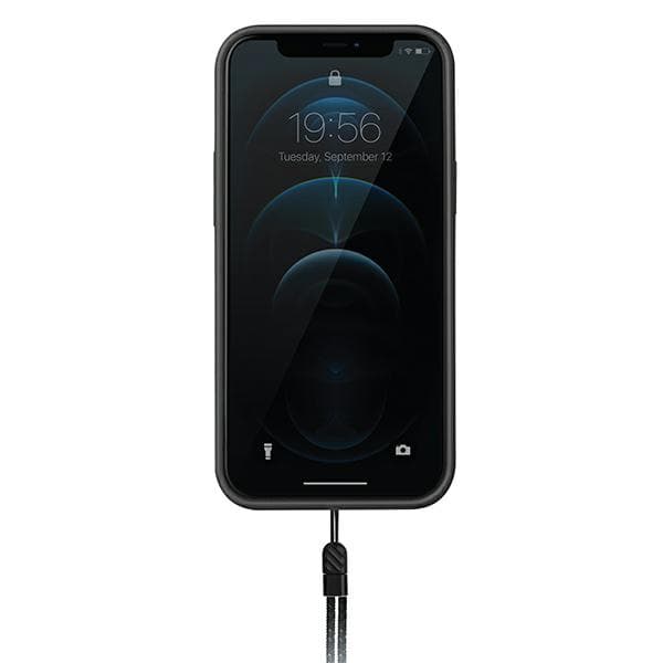 UNIQ Heldro cover med rem til iPhone 12 mini, sort