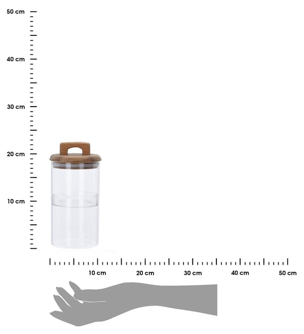 2-lags glasbeholder 2 x 600 ml