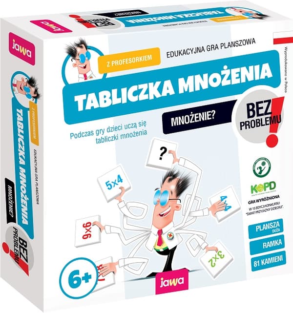 Spil. Multiplikationstabel med professoren