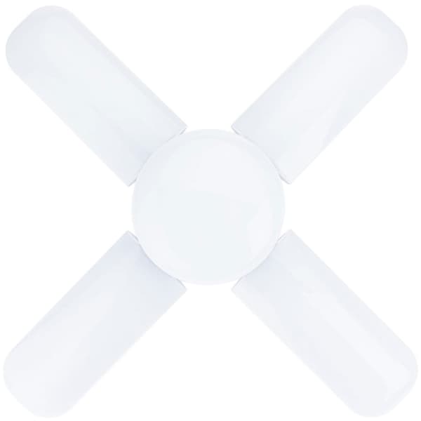Nelivartinen LED-lamppu 4000K 80W