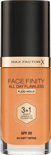 Max Factor Facefinity 3-i-1 All Day Flawless Face Foundation - 84 Soft Toffee 30ml