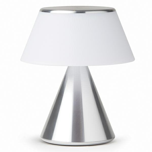 Lexon Luma M LED sølvlampe