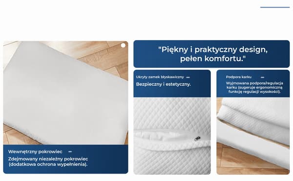 Ergonomisk støttepude.