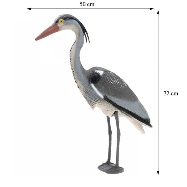 Trädgårdsfigur Häger 72 cm