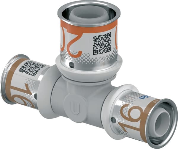 Reduktions-T-stykke ppsu 16-20-16 Uponor S-Press Plus