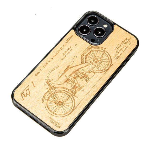 Træcover til iPhone 13 Pro Max HARLEY PATENT ANIEGRE