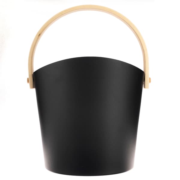 Bilovit Aluminium Sauna Spand Sort - 7 Liter