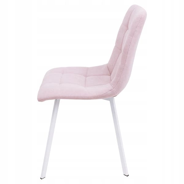 Klädd matsalsstol VERMONT rosa