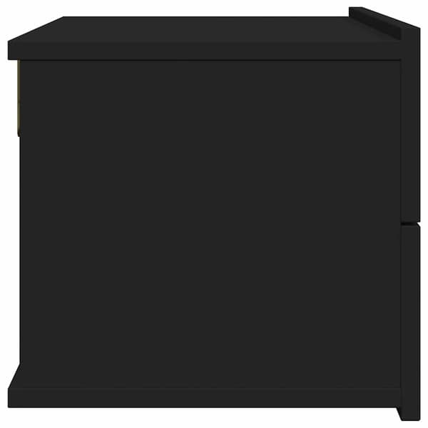 vidaXL sengebord sort 40 x 30 x 30 cm spånplade