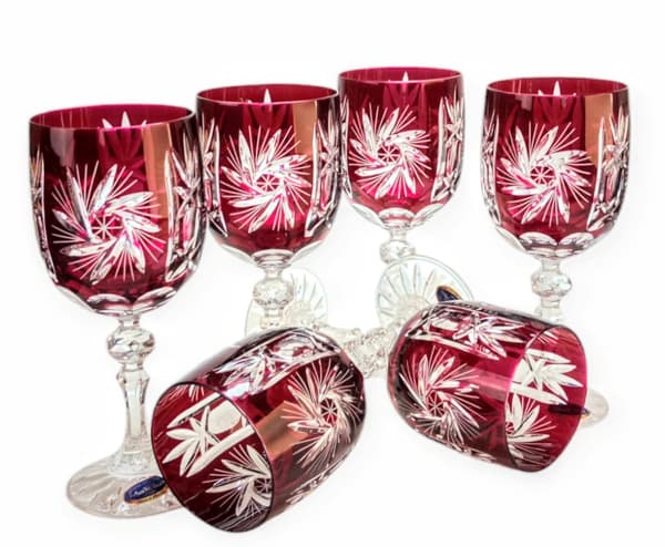 Ruby Crystal vinglas 240 ml olivkvarn