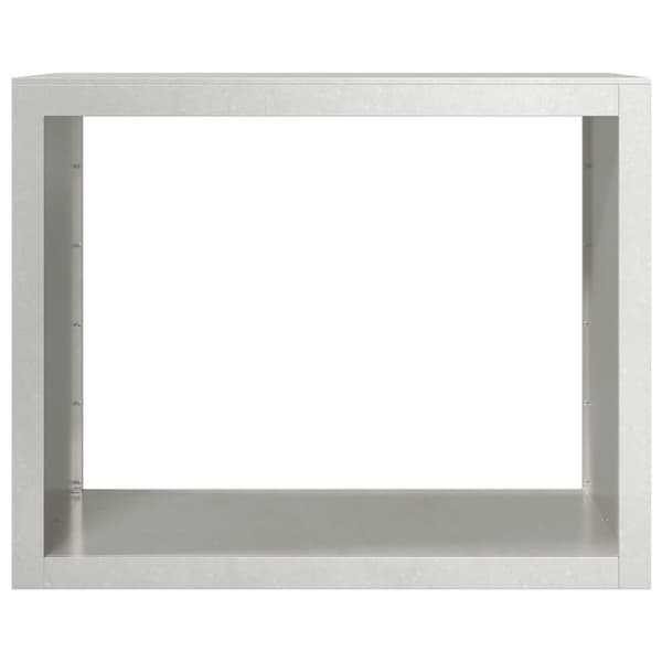 vidaXL brænderist 100x40x80 cm rustfrit stål