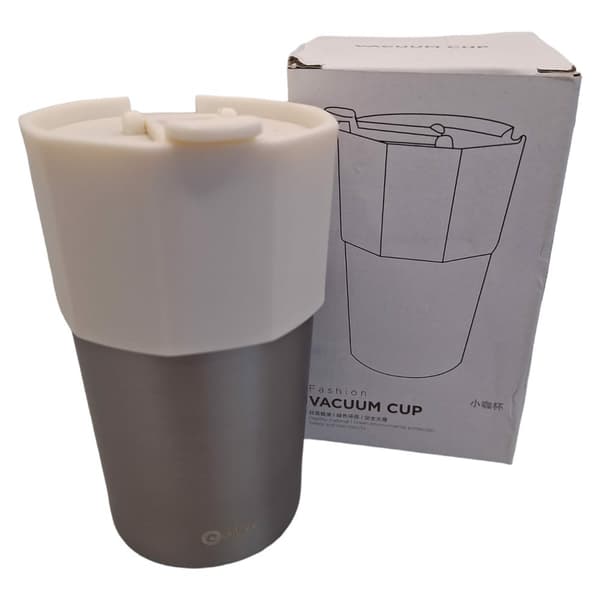 Termosmugg rostfritt stål 300ml vit