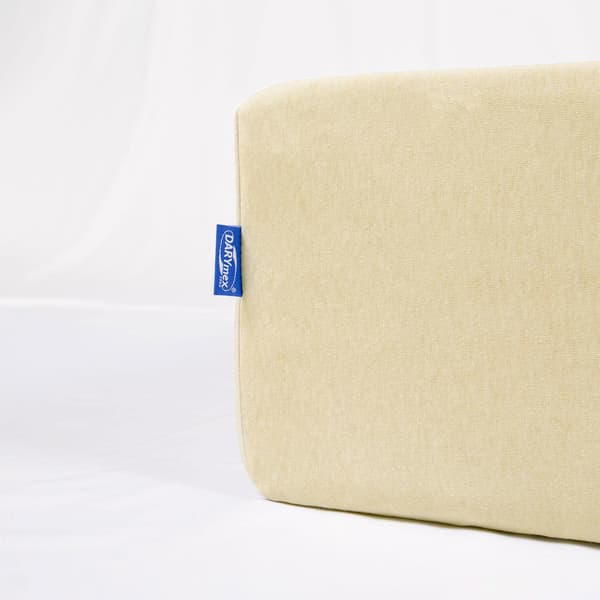 Stræklagen 90x200 elastisk JERSEY 100% BOMULD cremefarvet