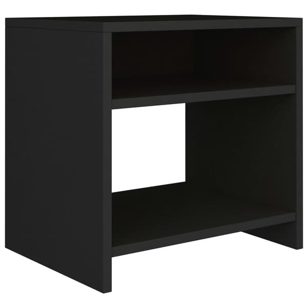 vidaXL sengebord sort 40 x 30 x 40 cm spånplade
